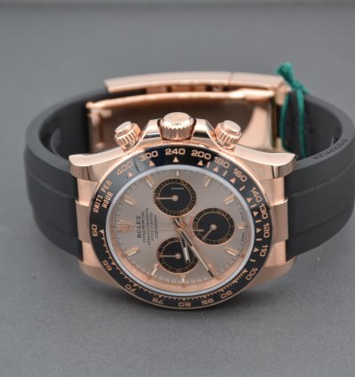 Rolex Daytona Cosmograph Daytona Sundust Dial Rose Gold Oysterfelx