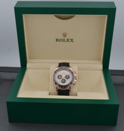 Rolex Daytona Cosmograph Daytona Sundust Dial Rose Gold With Oysterflex