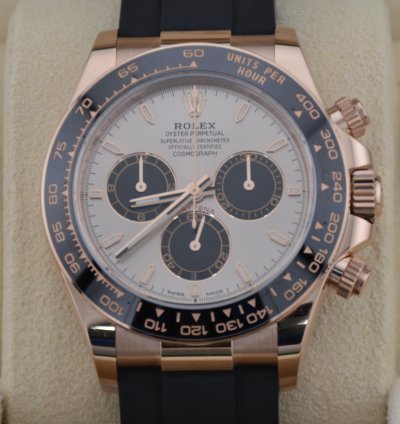 Rolex Daytona Cosmograph Daytona Sundust Dial Rose Gold With Oysterflex