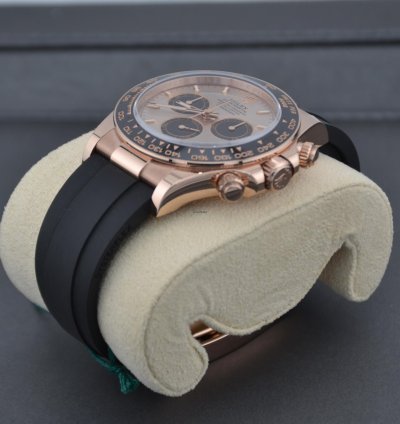 Rolex Daytona Cosmograph Daytona Sundust Dial Rose Gold With Oysterflex