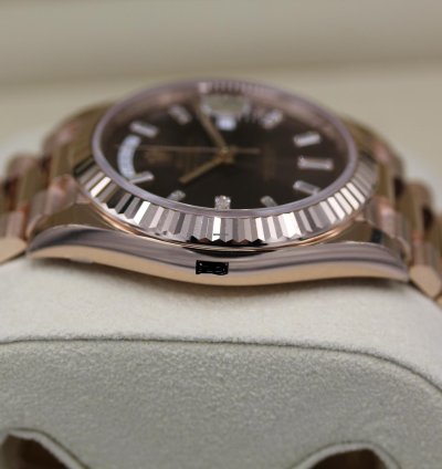 Rolex Day-date 40 Choco Baguette 2024