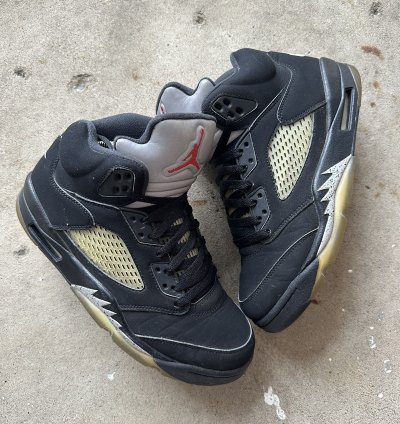 Air Jordan 5 Retro Black Metallic 2016 Size 8