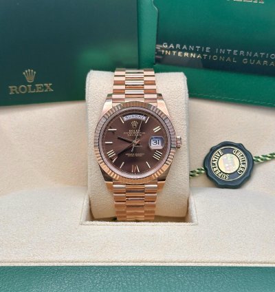 Rolex Day-date 40 Choco Roman