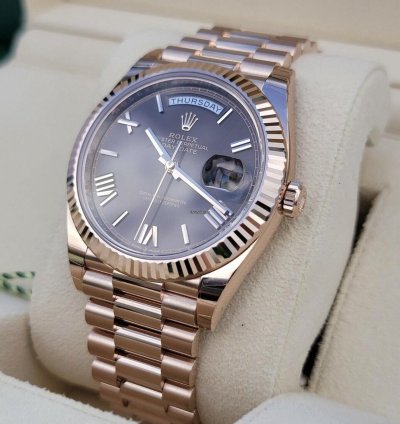Rolex Day-date 40 Chocolate 2024 Neu Everose Full Set