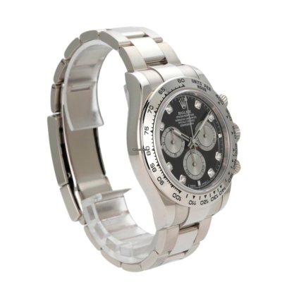 Rolex Daytona Cosmograph Daytona Wei Gold Ref 126509 Schwarz Diamant Stickers