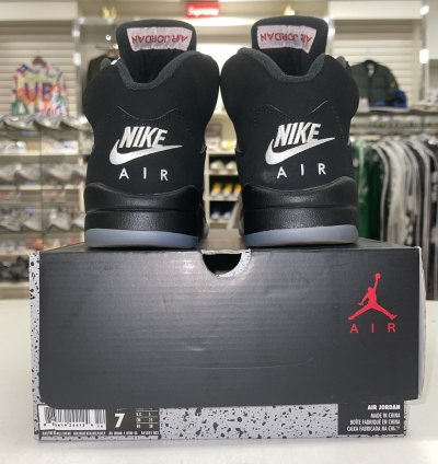 Air Jordan 5 Retro Og Black Metallic 2016 - Worn Once