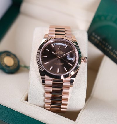 Rolex Day-date 40 Chocolate Dial - 2025 Unworn
