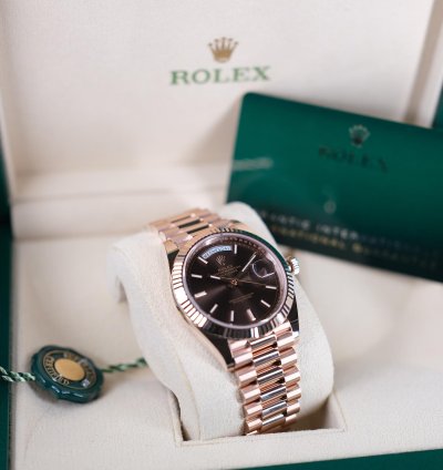 Rolex Day-date 40 Chocolate Dial - 2025 Unworn