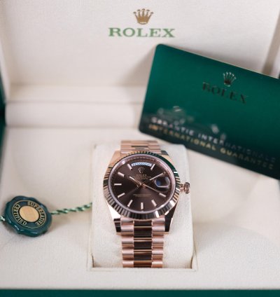 Rolex Day-date 40 Chocolate Dial - 2025 Unworn