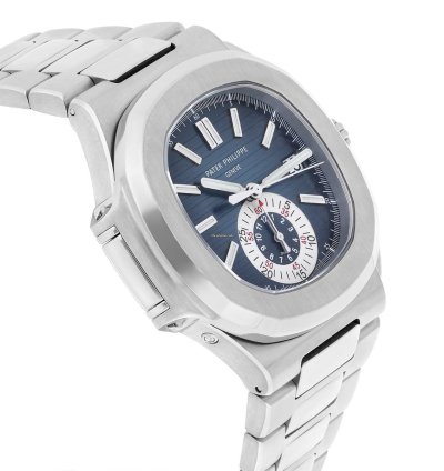Patek Philippe Nautilus 5980 1a-001 Gradient Blue Dial Steel Bracelet Box Papers