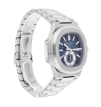 Patek Philippe Nautilus 5980 1a-001 Gradient Blue Dial Steel Bracelet Box Papers