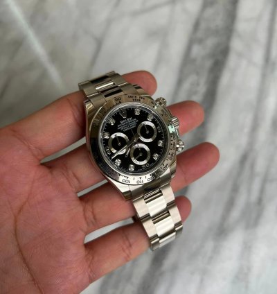 Rolex Daytona Cosmograph Daytona White Gold Black Diamond Bnib 2024