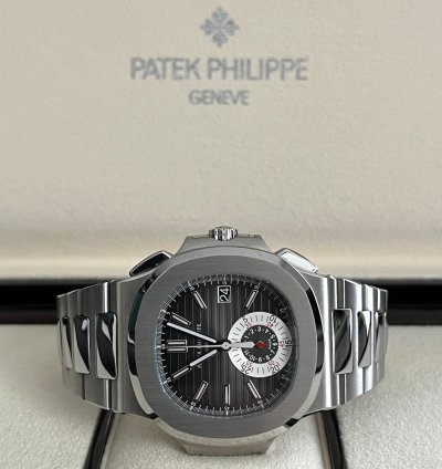 Patek Philippe Nautilus 5980 1a-014 Black Dial Never Polished Full Set Ita