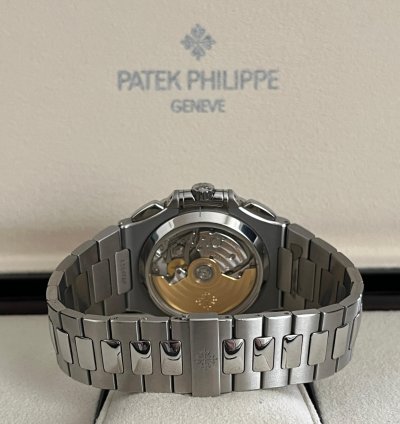 Patek Philippe Nautilus 5980 1a-014 Black Dial Never Polished Full Set Ita
