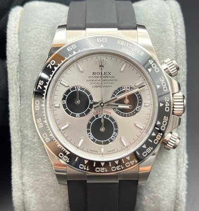 Rolex Daytona Cosmograph Daytona White Gold Oyster-flex Bracelet Ghost New Model