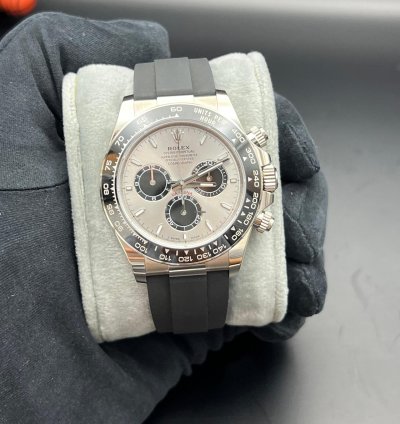 Rolex Daytona Cosmograph Daytona White Gold Oyster-flex Bracelet Ghost New Model