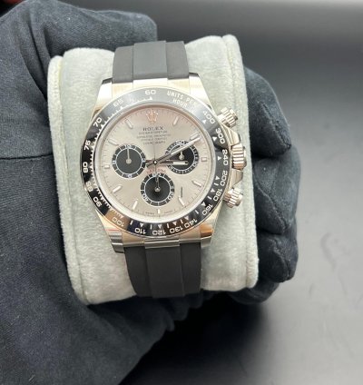 Rolex Daytona Cosmograph Daytona White Gold Oyster-flex Bracelet Ghost New Model