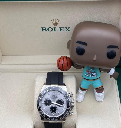 Rolex Daytona Cosmograph Daytona White Gold Oyster-flex Bracelet Ghost New Model