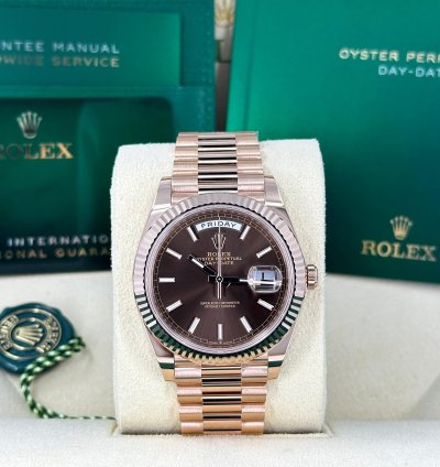 Rolex Day-date 40 Chocolate President 228235-0053 Unworn 2024