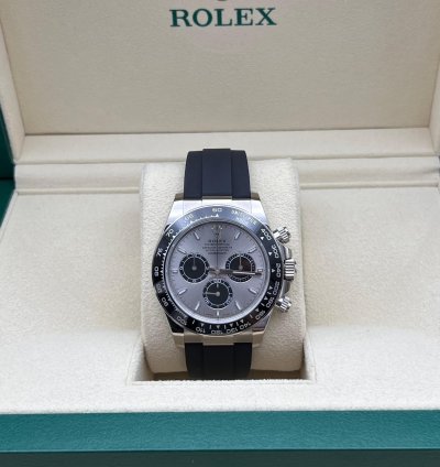 Rolex Daytona Cosmograph Daytona White Gold Oyster-flex Bracelet Ghost New Model