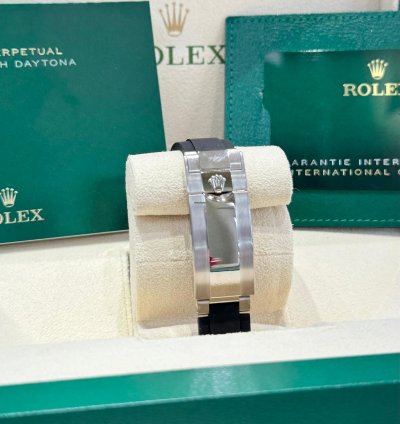 Rolex Daytona Cosmograph Daytona White Gold Silver Black Dial 2024