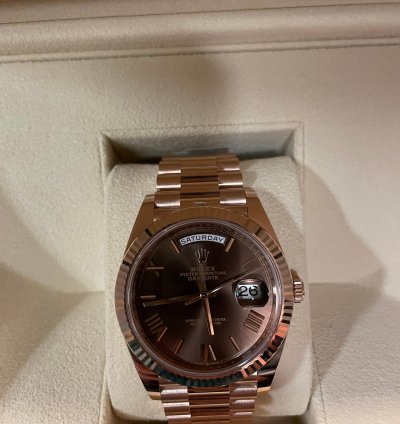Rolex Day-date 40 Chocolate Unworn