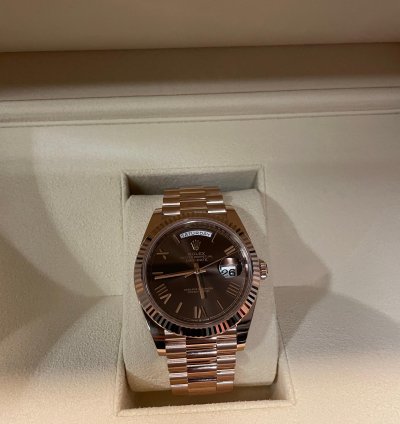 Rolex Day-date 40 Chocolate Unworn