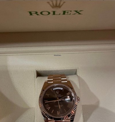 Rolex Day-date 40 Chocolate Unworn