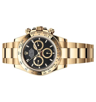Rolex Daytona Cosmograph Daytona Yellow Gold Black Dial 126508 Unworn Full Set