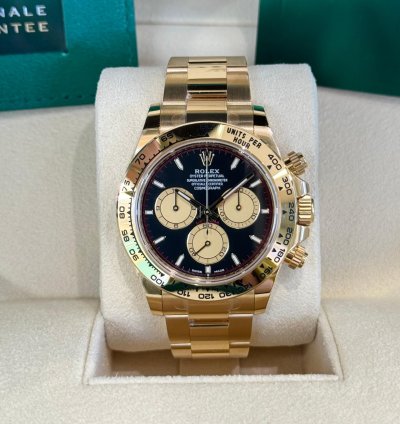 Rolex Daytona Cosmograph Daytona Yellow Gold Black Dial 2024