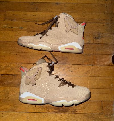 Air Jordan 6 Retro Travis Scott British Khaki