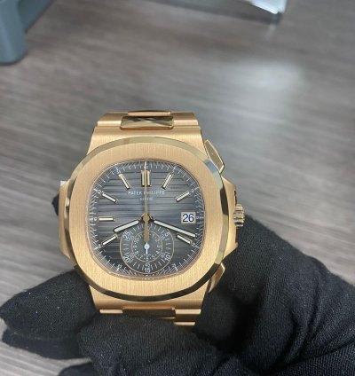 Patek Philippe Nautilus 5980 1r Nautilus Rose Gold Chronograph