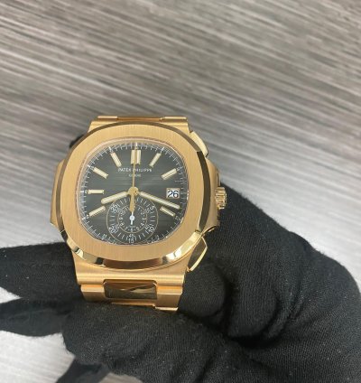 Patek Philippe Nautilus 5980 1r Nautilus Rose Gold Chronograph