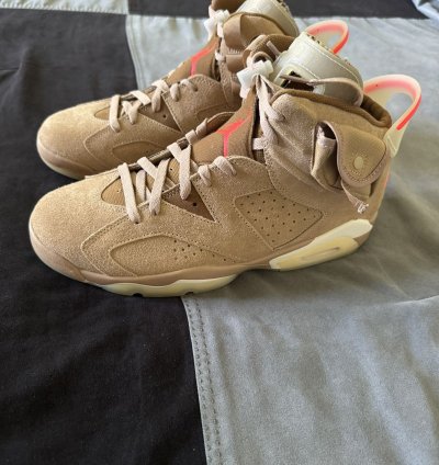 Air Jordan 6 Retro Travis Scott British Lhaki