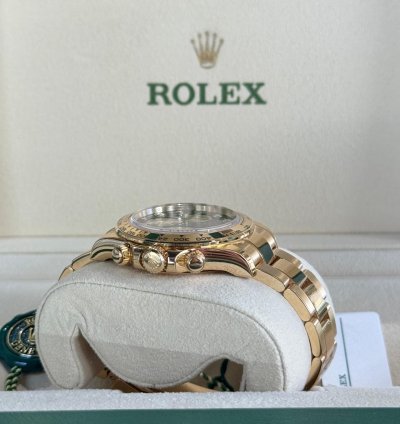 Rolex Daytona Cosmograph Daytona Yellow Gold Black Diamond Dial 2024