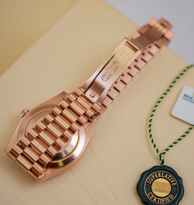 Rolex Day-date 40 Eisenkiesel - Set Complet 1er Propri Taire