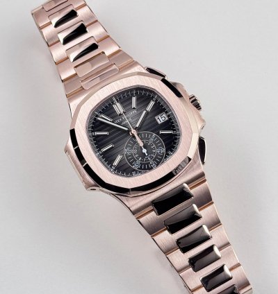 Patek Philippe Nautilus 5980 1r-001 Chronograph Date Rose Gold 2020