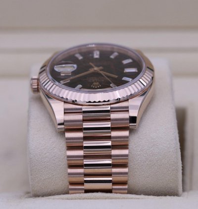 Rolex Day-date 40 Eisenkiesel 2024 Neu Everose Full Set On Stock Lagernd