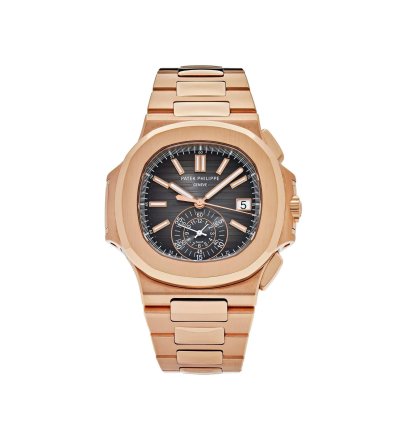 Patek Philippe Nautilus 5980 1r-001 Chronograph Date Rose Gold 2021
