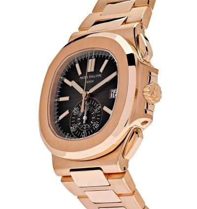 Patek Philippe Nautilus 5980 1r-001 Chronograph Date Rose Gold 2021