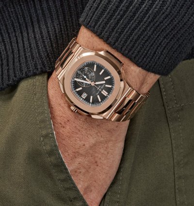 Patek Philippe Nautilus 5980 1r-001 Chronograph Date Rose Gold 2023