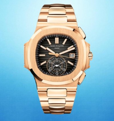 Patek Philippe Nautilus 5980 1r-001 Rose Gold Black Nautilus