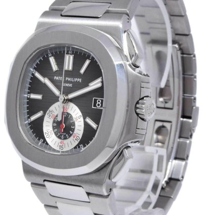 Patek Philippe Nautilus 5980 Chronograph Black Dial Watch Archive 11 5980 1a
