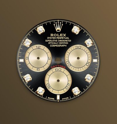 Rolex Daytona Cosmograph Gold Steel Black Diamond Dial 40 Mm Unworn 2023