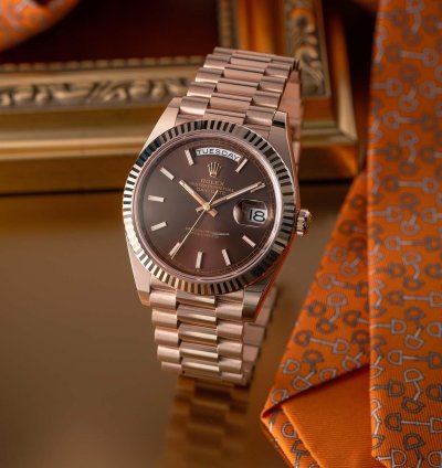 Rolex Day-date 40 Everose Chocolate