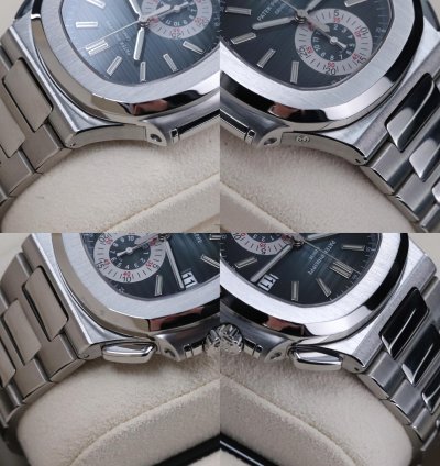 Patek Philippe Nautilus 5980 Complete Set Gradient Blue Dial Steel Bracelet 5980 1a-001 Steel