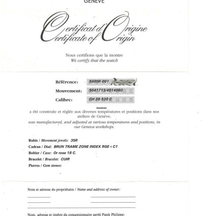 Patek Philippe Nautilus 5980 Nautilus Chronograph 18k Re Gold Chocolate Ps 10 5980r