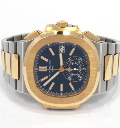 Patek Philippe Nautilus 59801ar-001 18k Rose Gold Ss 40mm Watch Box Paaperspers