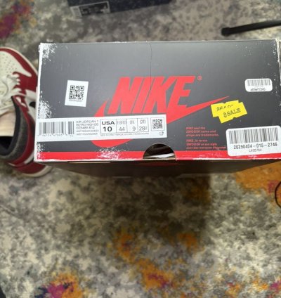 Air Jordan Retro 1 Lost And Found Size 10