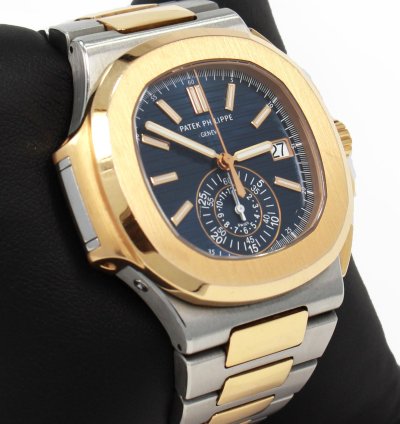 Patek Philippe Nautilus 59801ar-001 18k Rose Gold Ss 40mm Watch Box Paaperspers